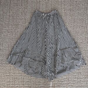 Krista Larson Taffeta Ruffle Wide Leg Pants One Size